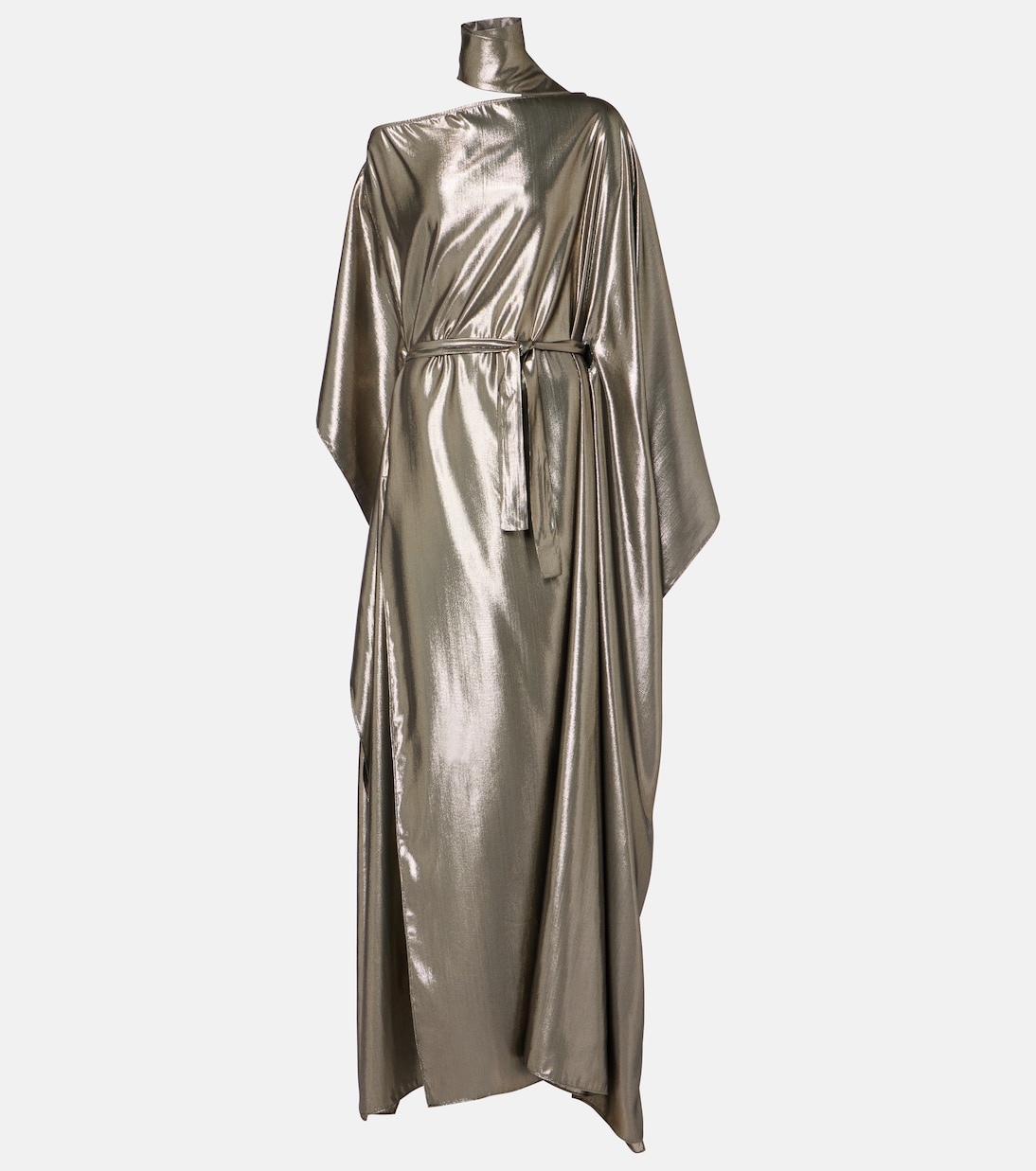 Taylor Seventies silk-blend lamé kaftan | Taller Marmo