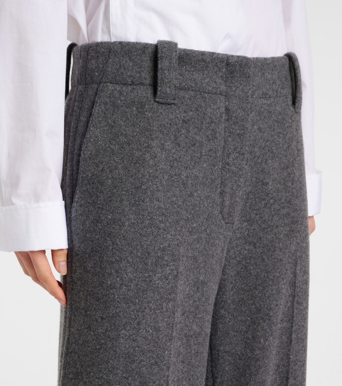 Weite Mid-Rise-Hose Violet | Proenza Schouler