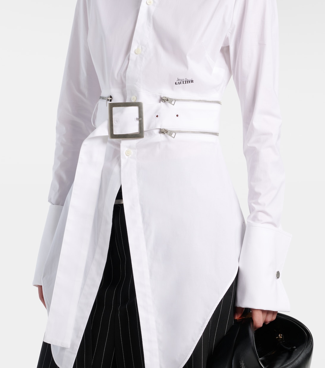 Hemdblusenkleid aus einem Baumwollgemisch | Jean Paul Gaultier