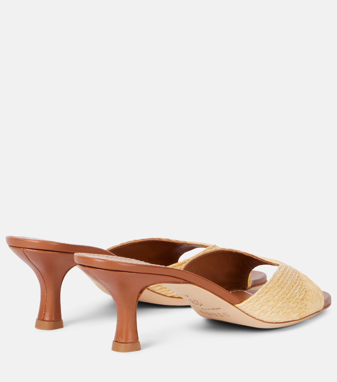 Brigitte 55 leather-lined mules | Staud