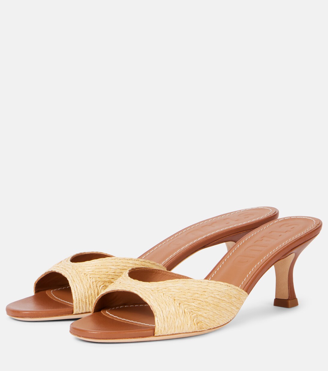 Brigitte 55 leather-lined mules | Staud