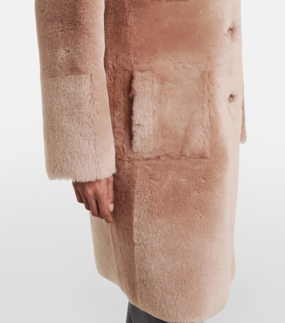 Abrigo Britanny de piel y borrego | Joseph