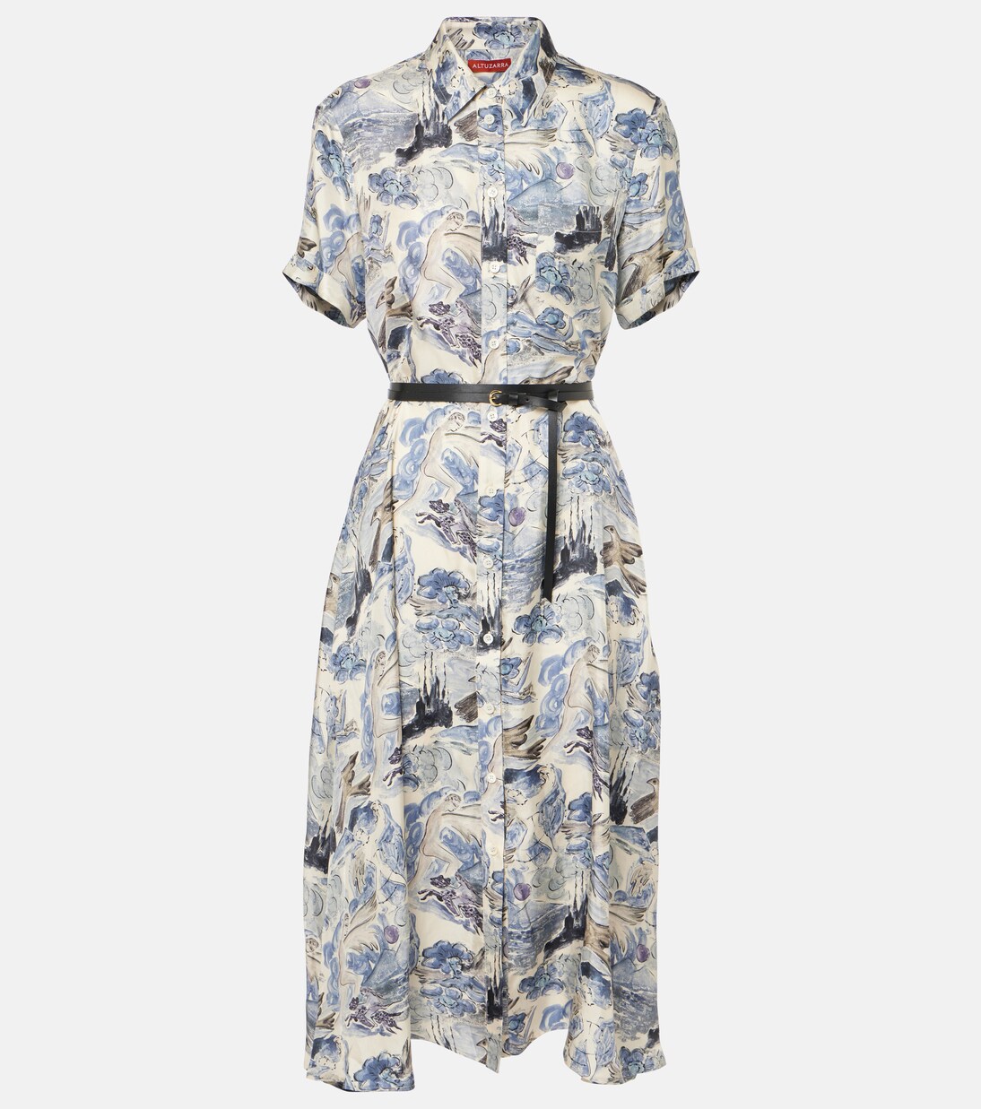 Abito chemisier Kiera in seta | Altuzarra