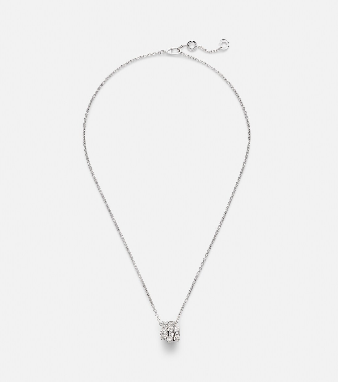 Halskette Serpenti Viper aus 18kt Weißgold (750/1000) mit Diamanten | Bvlgari