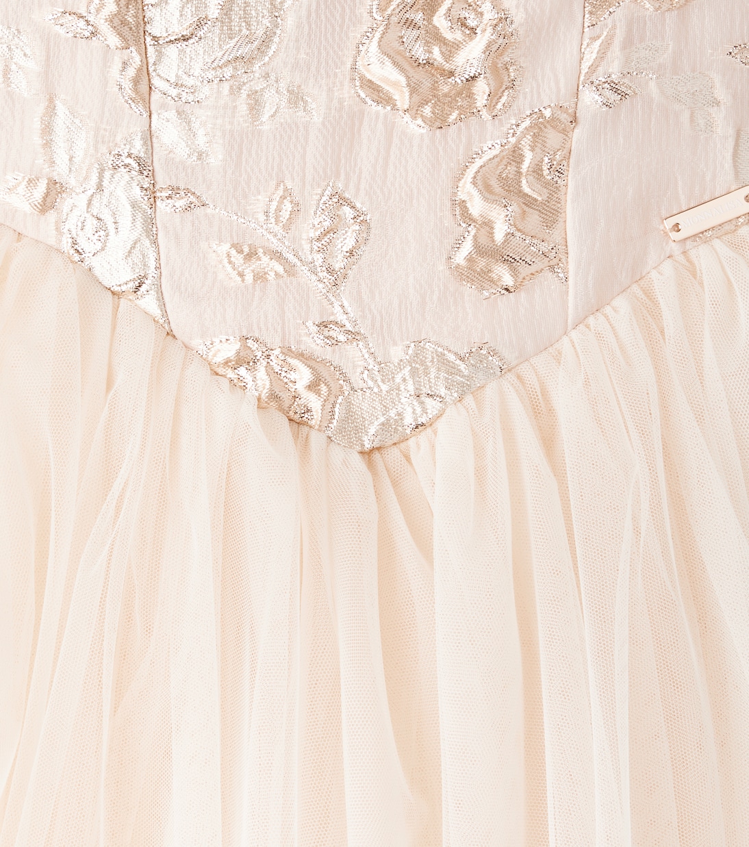 Floral jacquard dress | Monnalisa