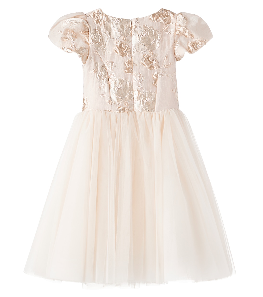 Floral jacquard dress | Monnalisa