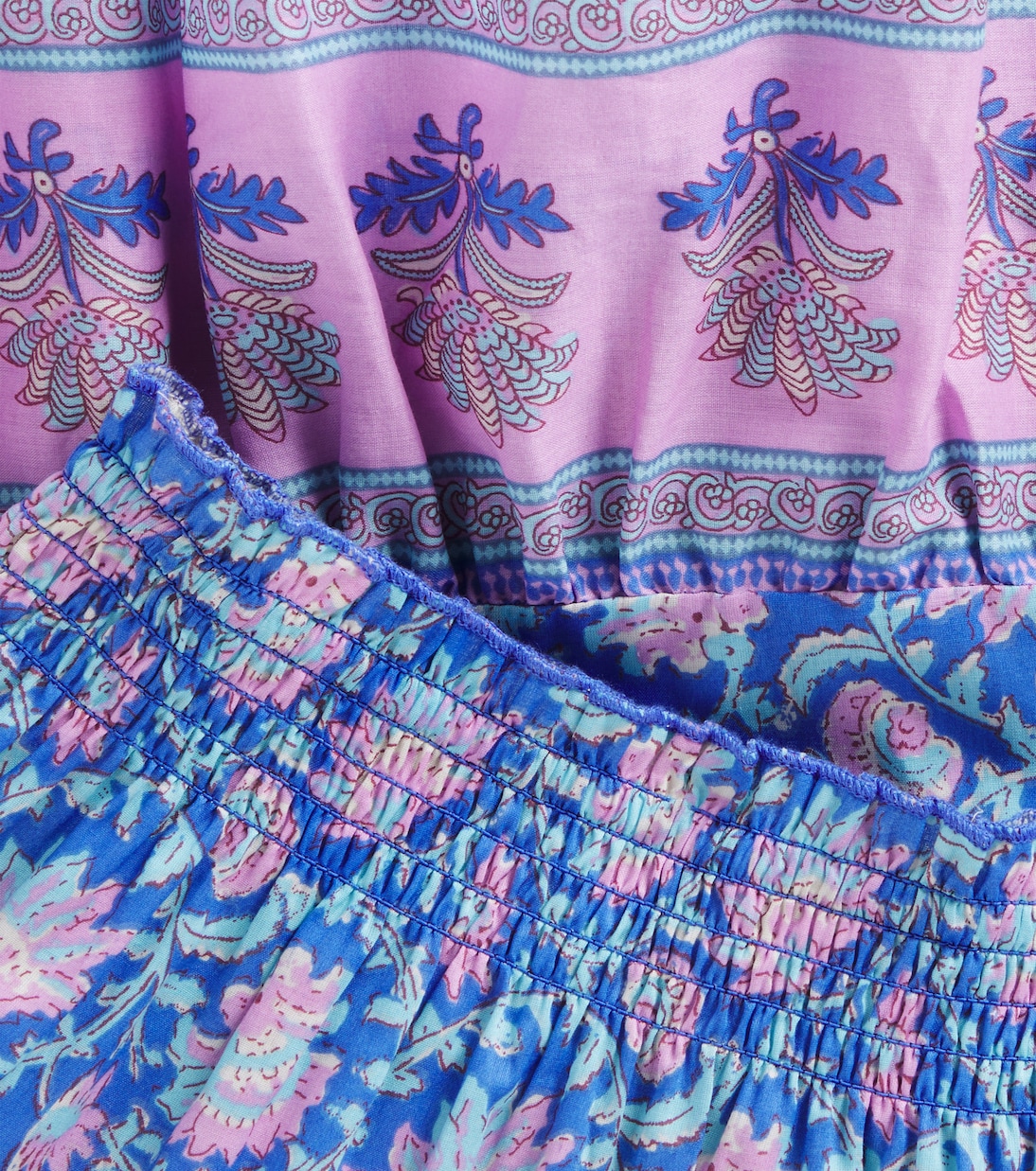 Falda Anetta de algodón estampada | Louise Misha