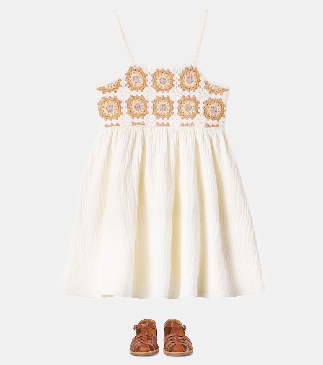 Vestido en croché de algodón | Rylee + Cru