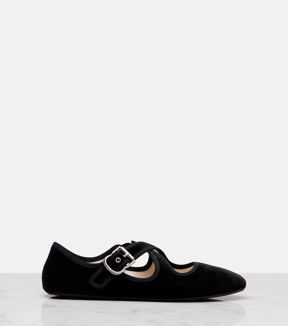 Ballerinas aus Samt | Alaïa