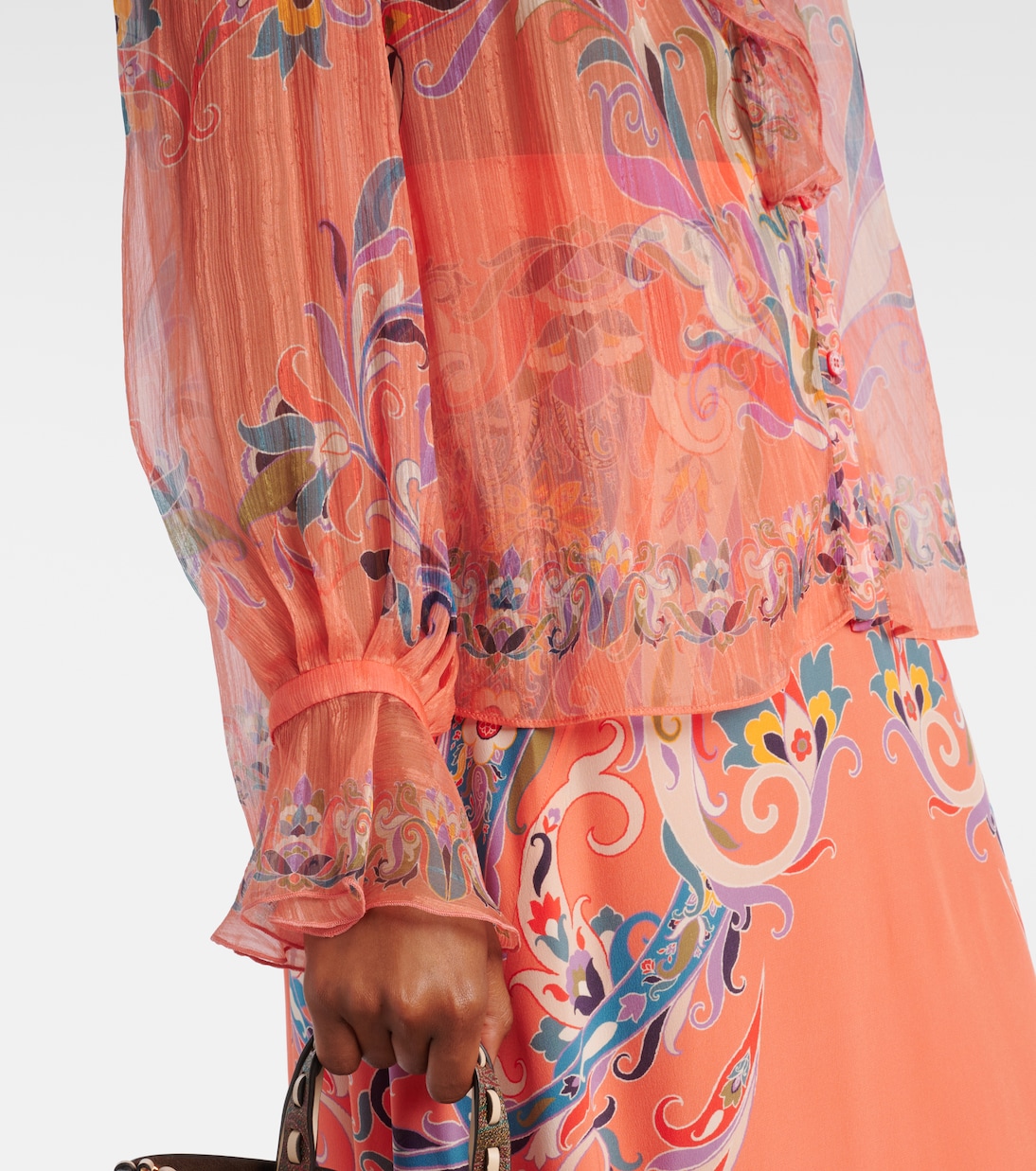 Bedruckte Bluse aus Seide | Etro