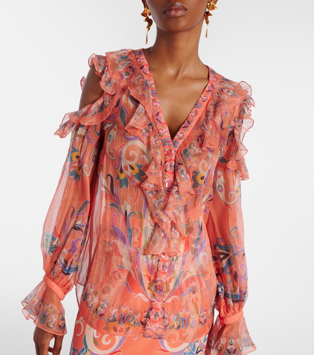 Bedruckte Bluse aus Seide | Etro