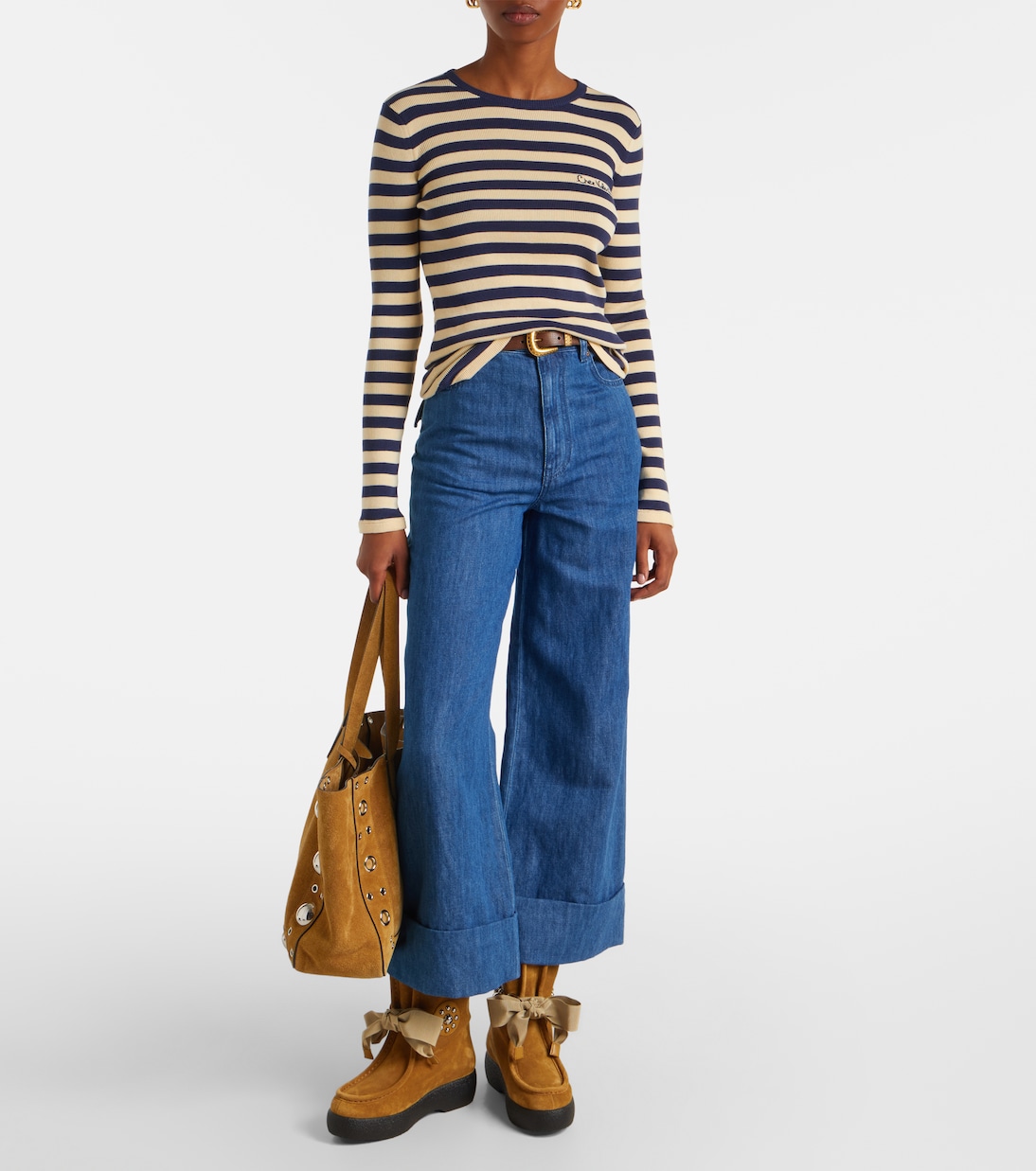 Botines Snowish de ante con tachuelas | Valentino Garavani