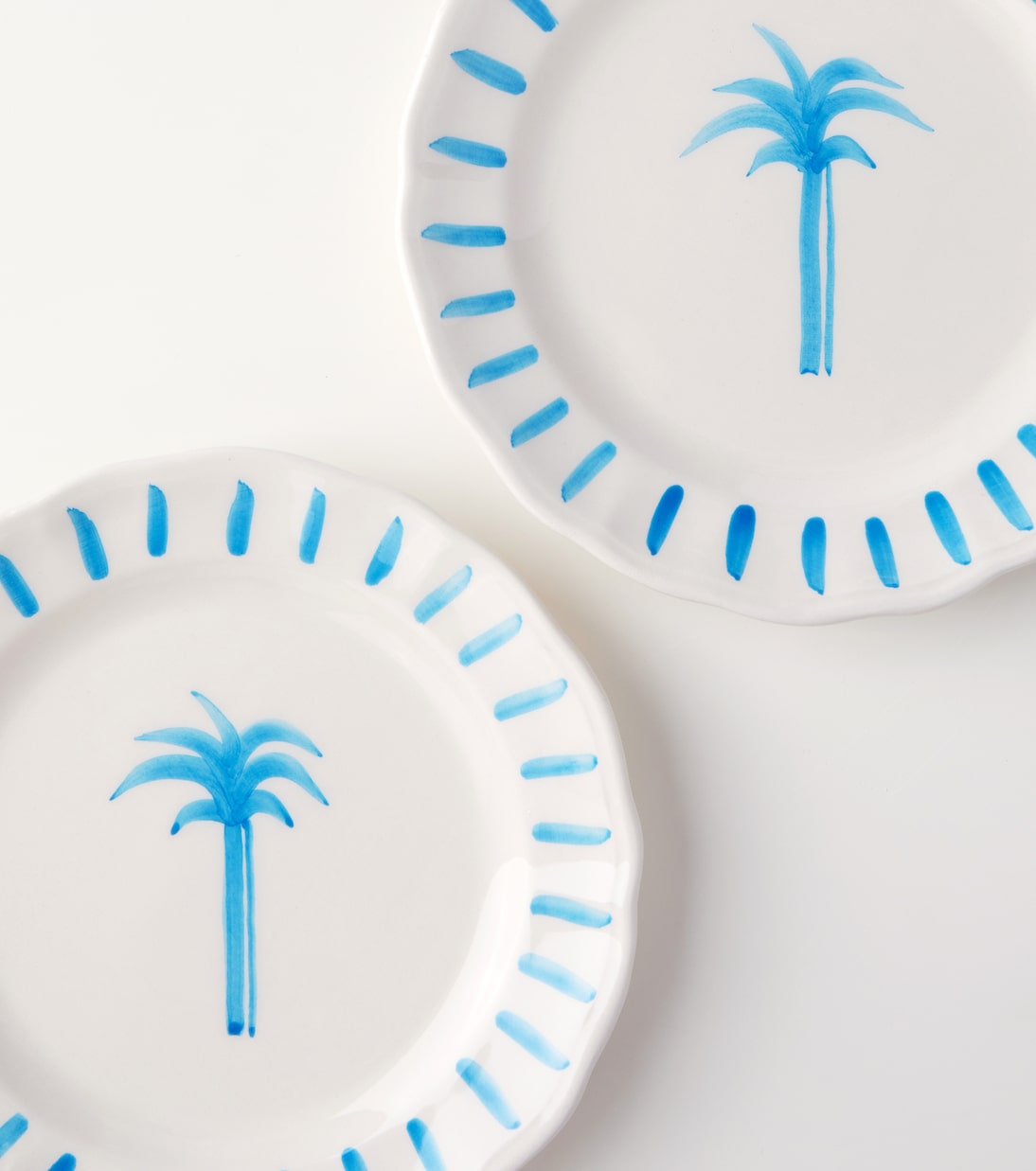 Palm set of 4 ceramic plates | Les-Ottomans