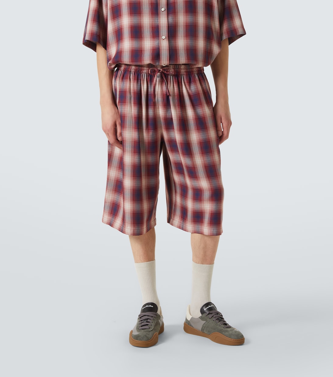 Checked shorts | Acne Studios