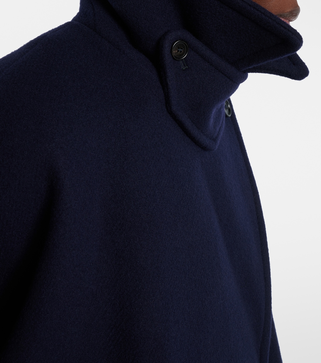 Double-breasted oversized wool-blend coat | Chloé