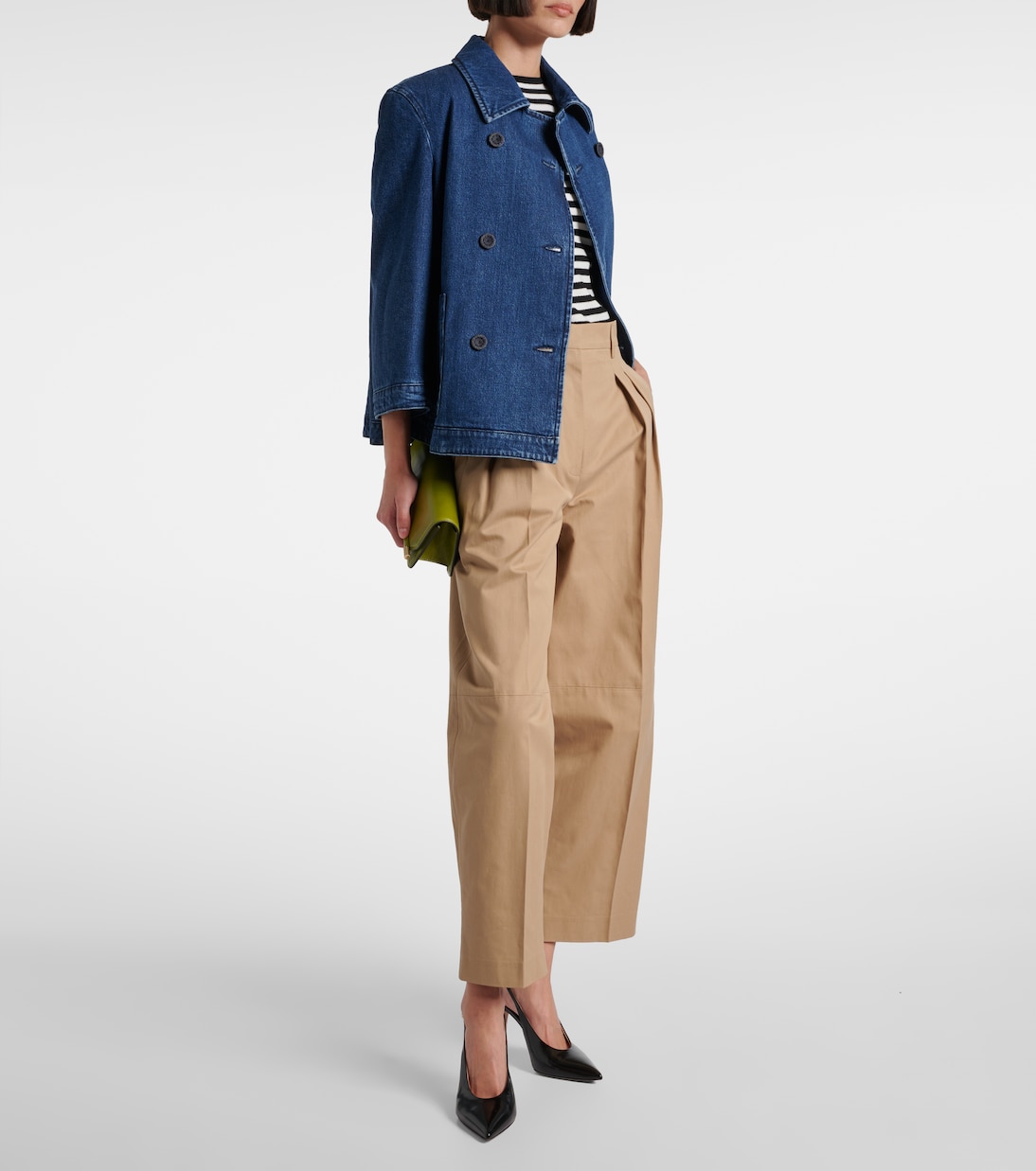 Weite High-Rise-Hose Dash aus Baumwolle | Altuzarra