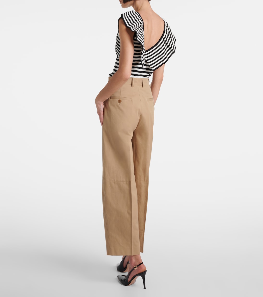 Weite High-Rise-Hose Dash aus Baumwolle | Altuzarra