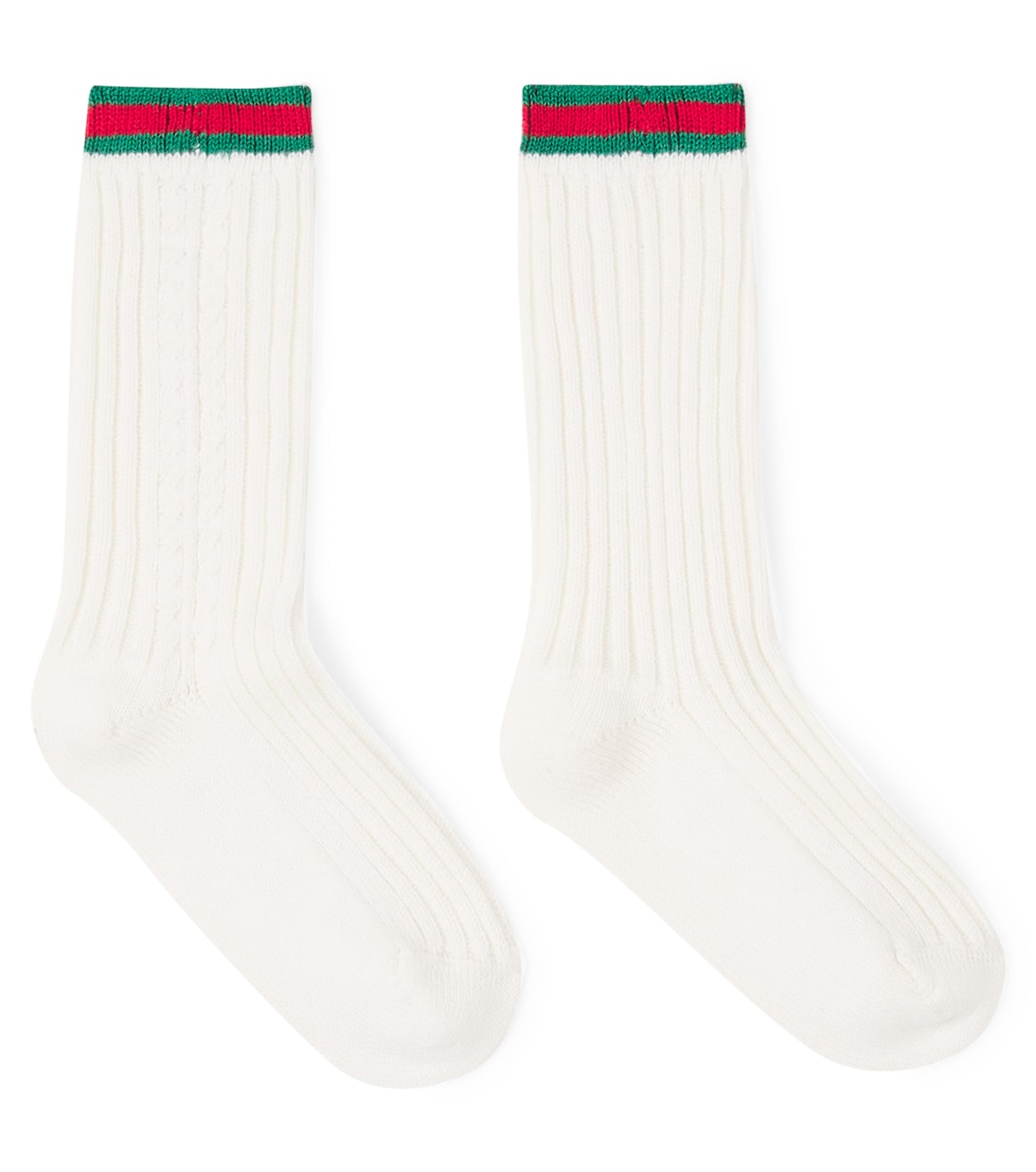 Web Stripe cotton-blend socks | Gucci Kids