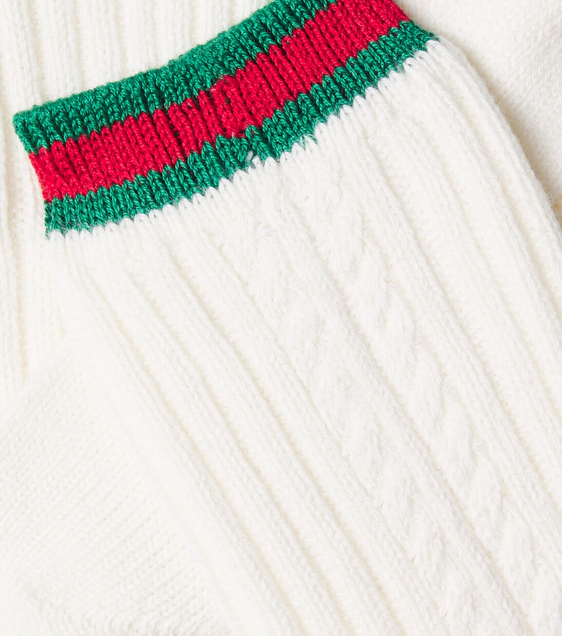 Web Stripe cotton-blend socks | Gucci Kids