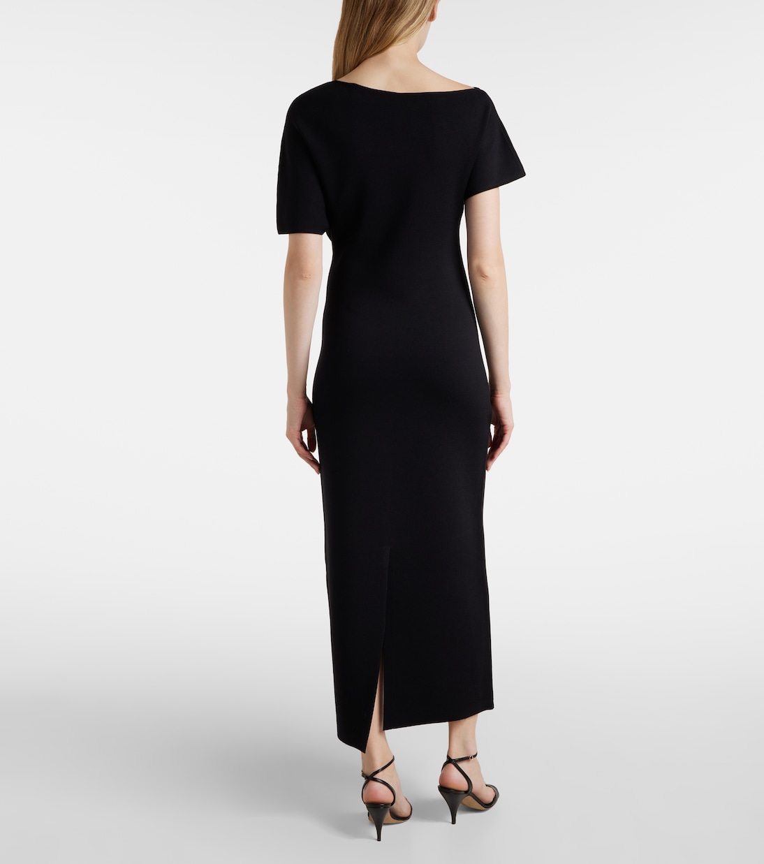 One-Shoulder-Midikleid aus Strick | Róhe