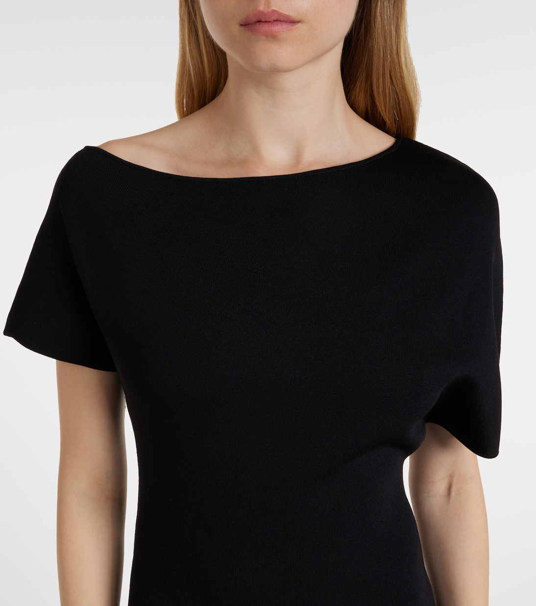 One-Shoulder-Midikleid aus Strick | Róhe