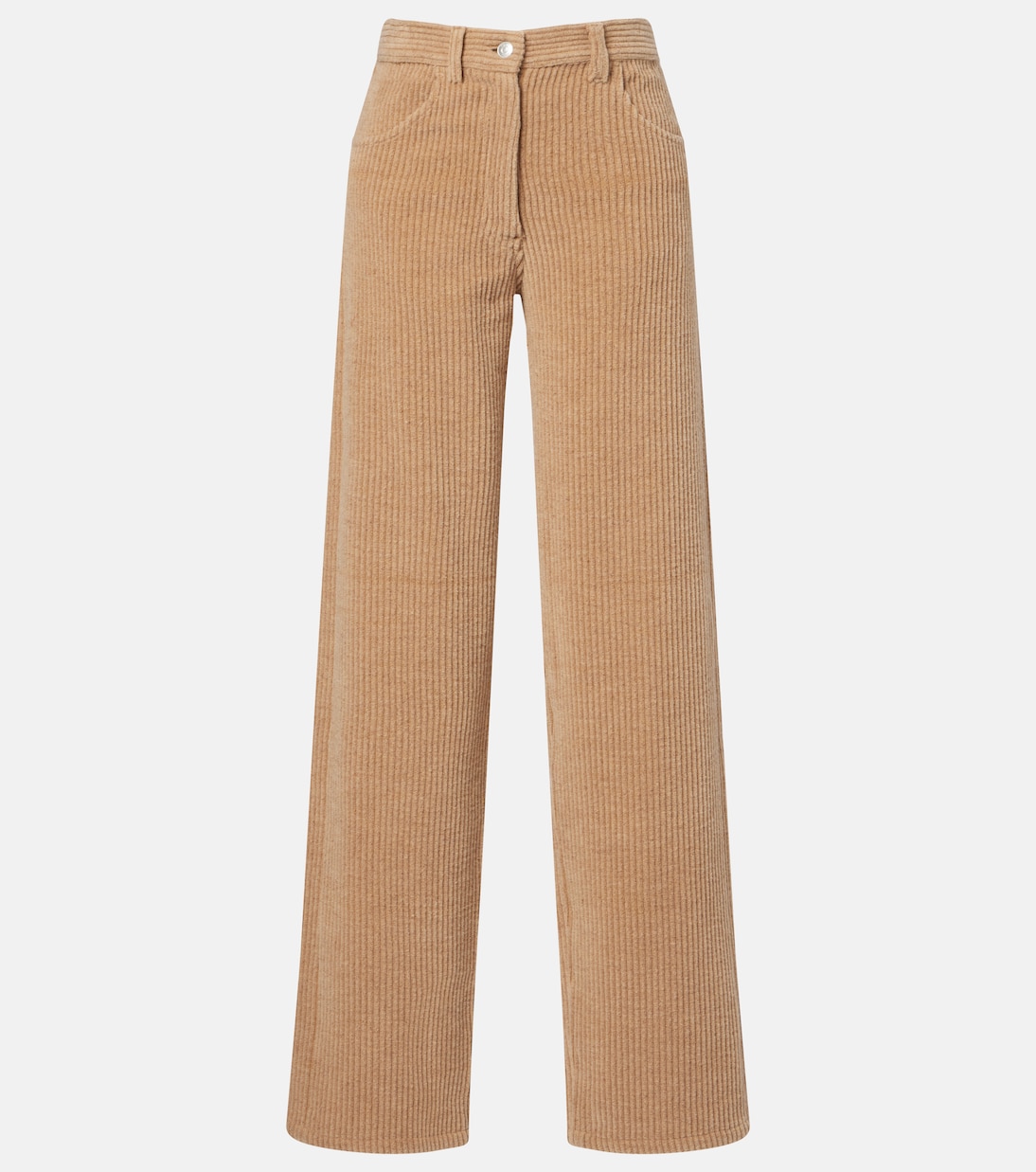 Clair high-rise corduroy straight pants | The Row