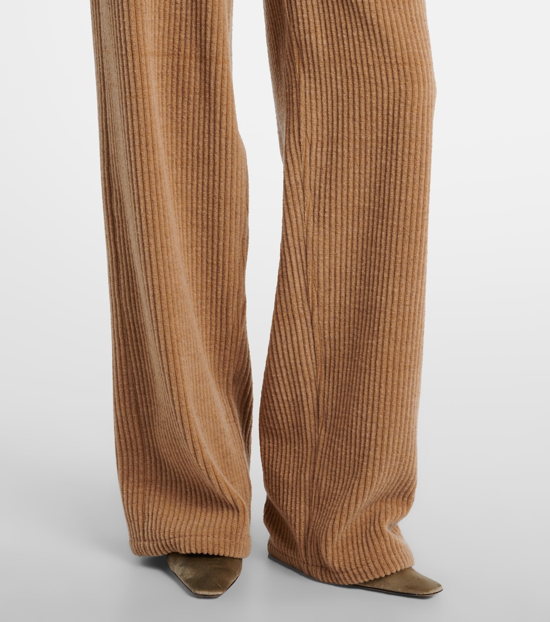 Clair high-rise corduroy straight pants | The Row