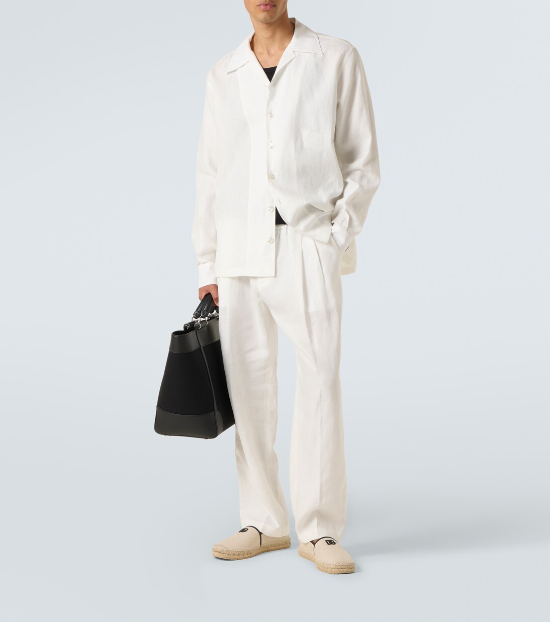 Camicia in canvas di lino | Dolce&Gabbana