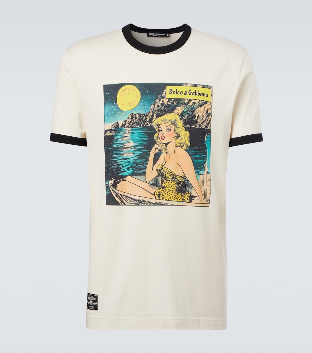 Printed cotton jersey T-shirt | Dolce&Gabbana