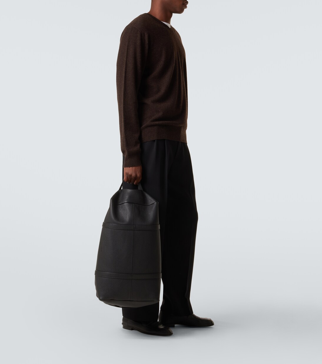 Gio leather duffel bag | The Row