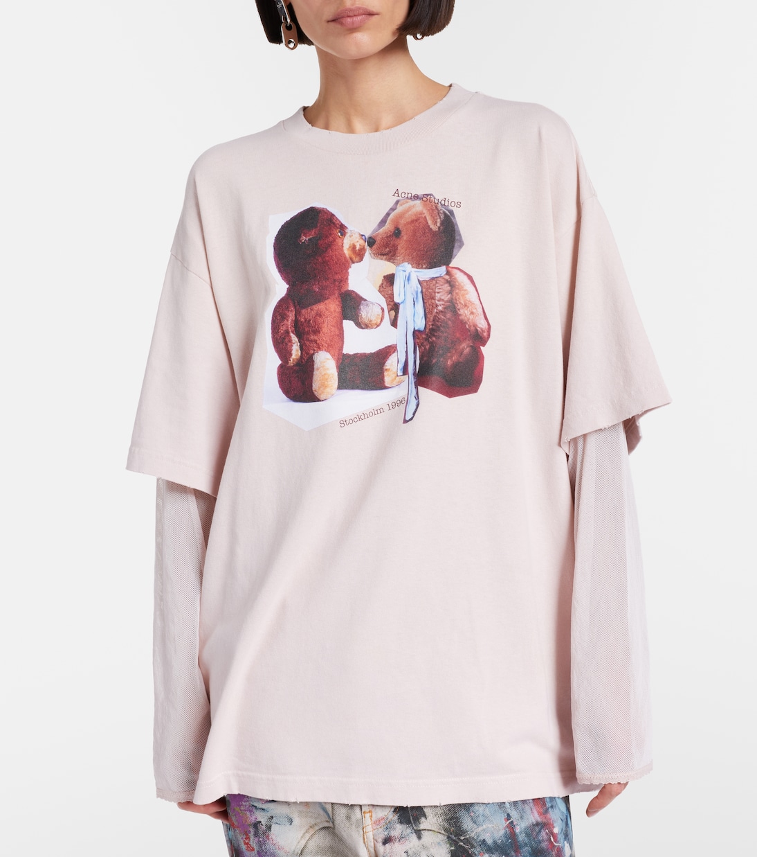 Camiseta de algodón estampada | Acne Studios