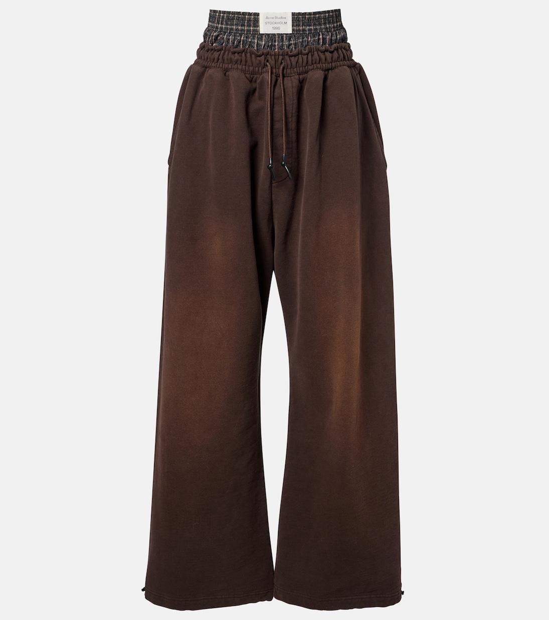Pantaloni sportivi in cotone a strati | Acne Studios