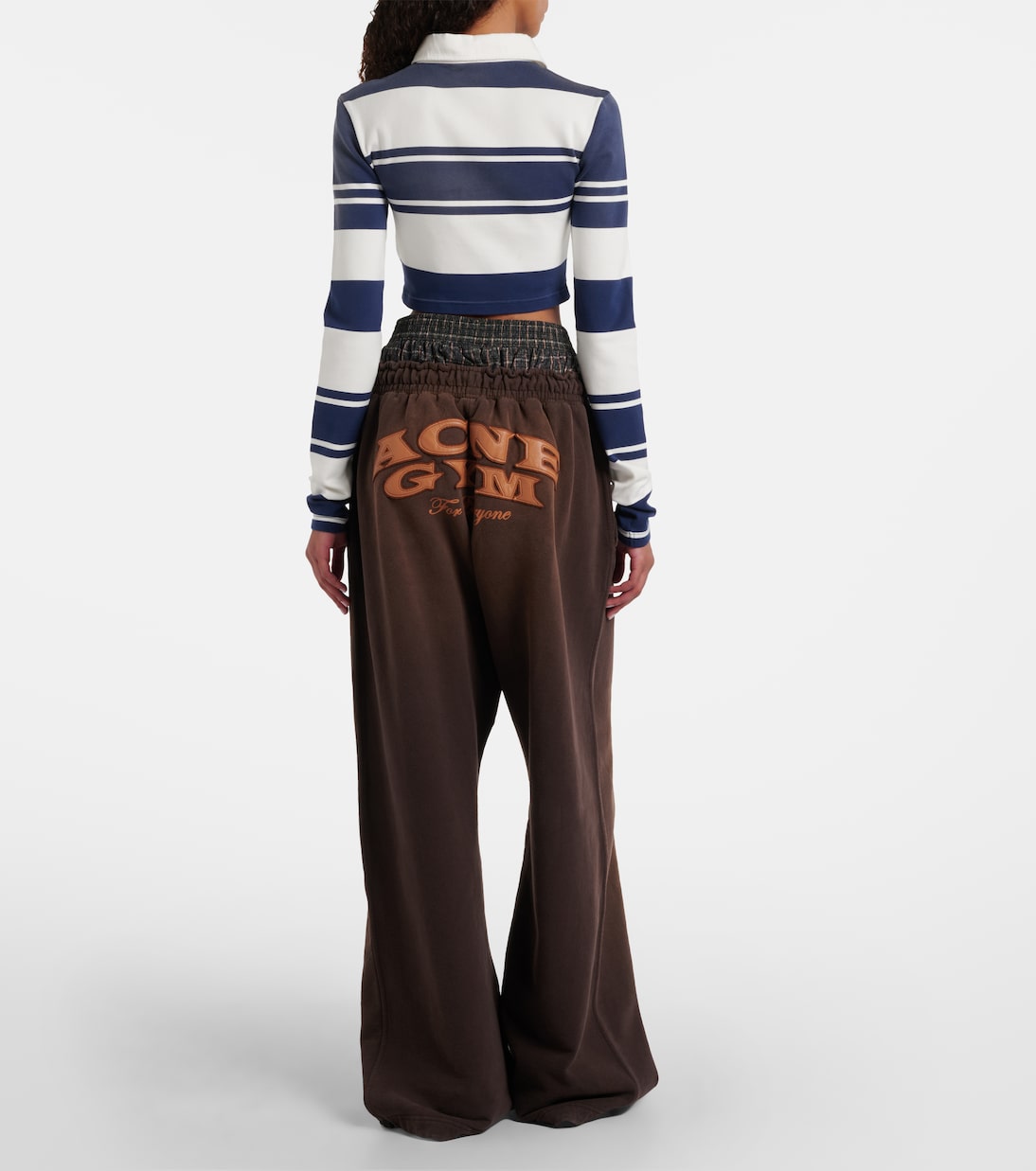 Pantaloni sportivi in cotone a strati | Acne Studios