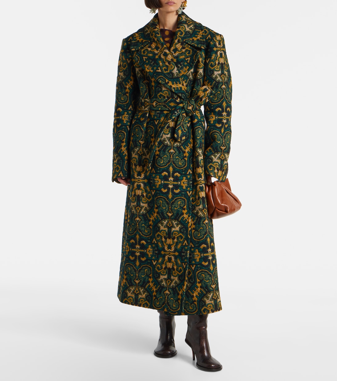 Rafaella printed coat  | Dries Van Noten
