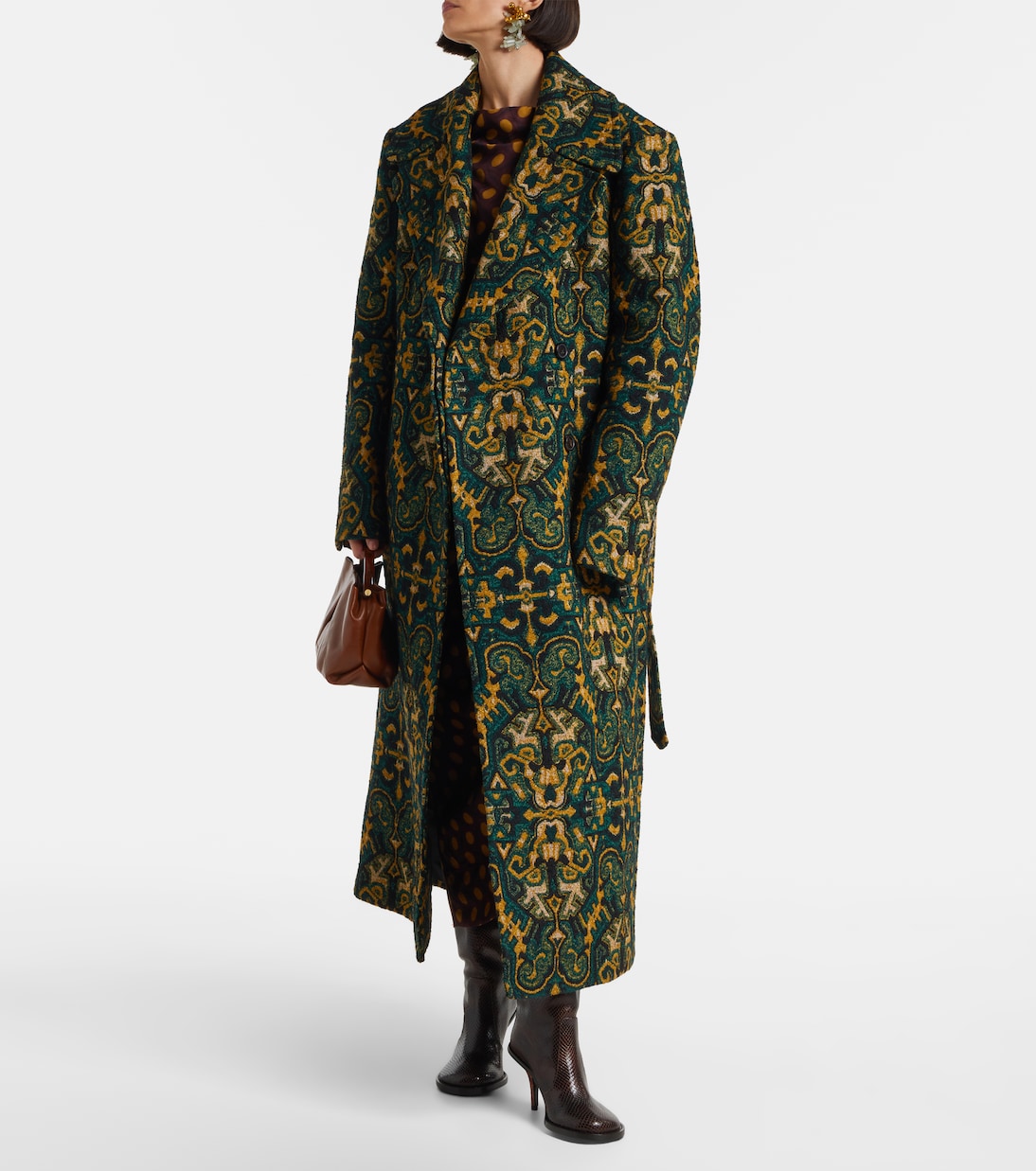 Rafaella printed coat  | Dries Van Noten