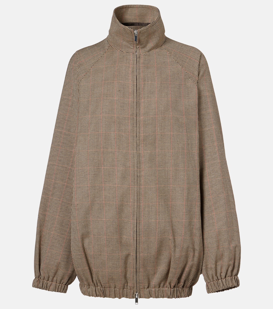 Baxter houndstooth blouson jacket | The Frankie Shop