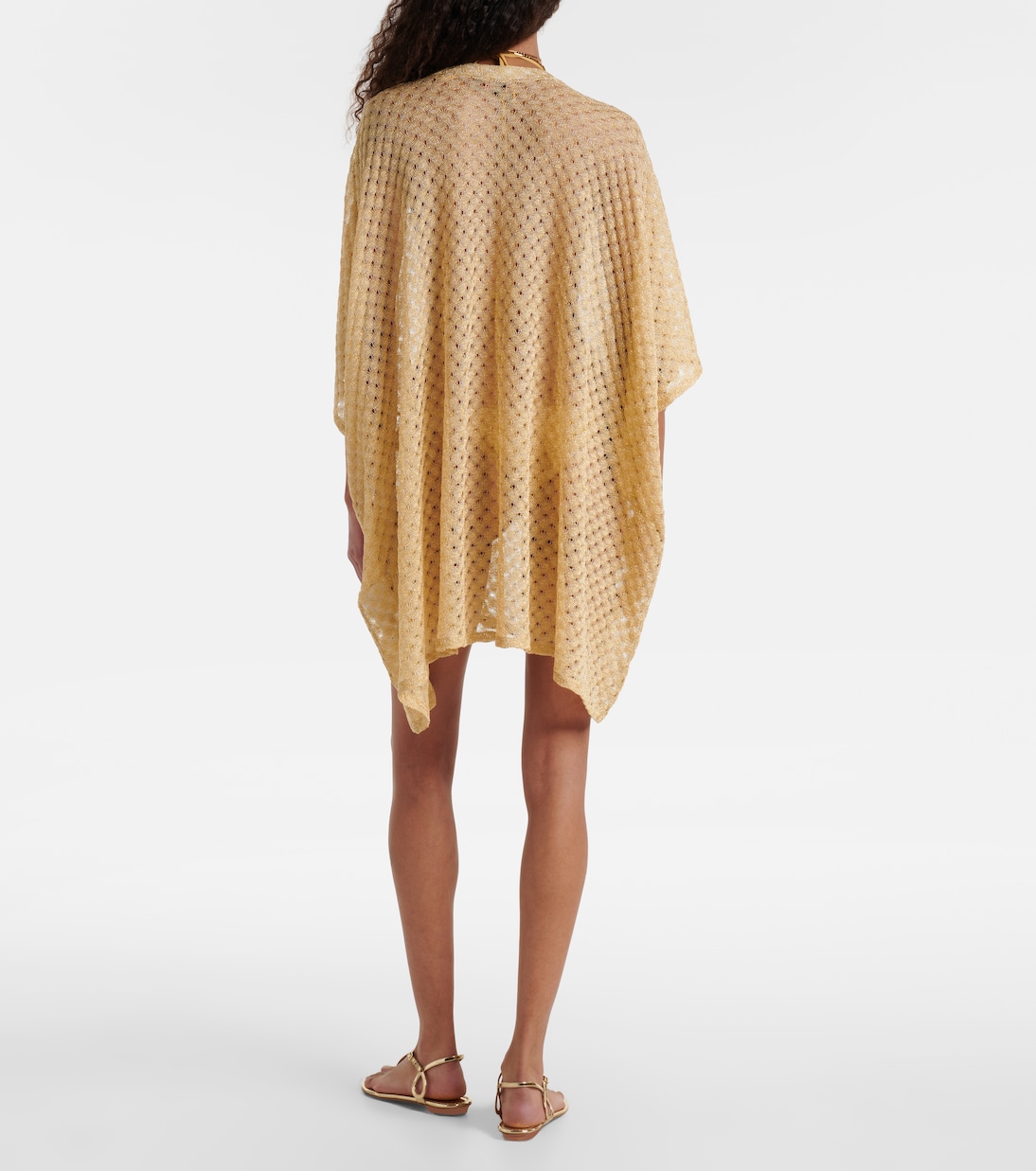 Open-knit lamé kaftan | Missoni