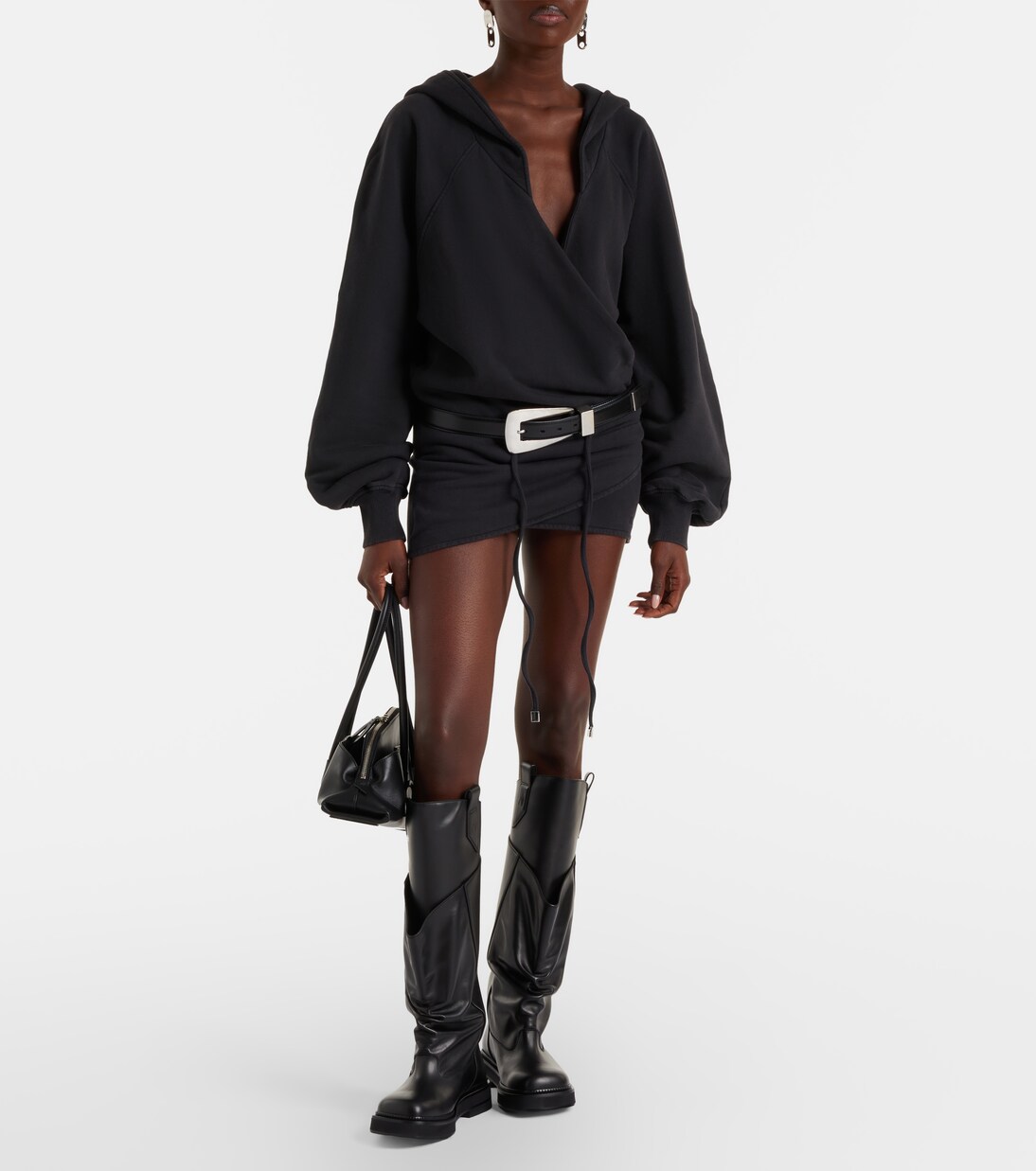 Cotton jersey sweatshirt dress | The Attico