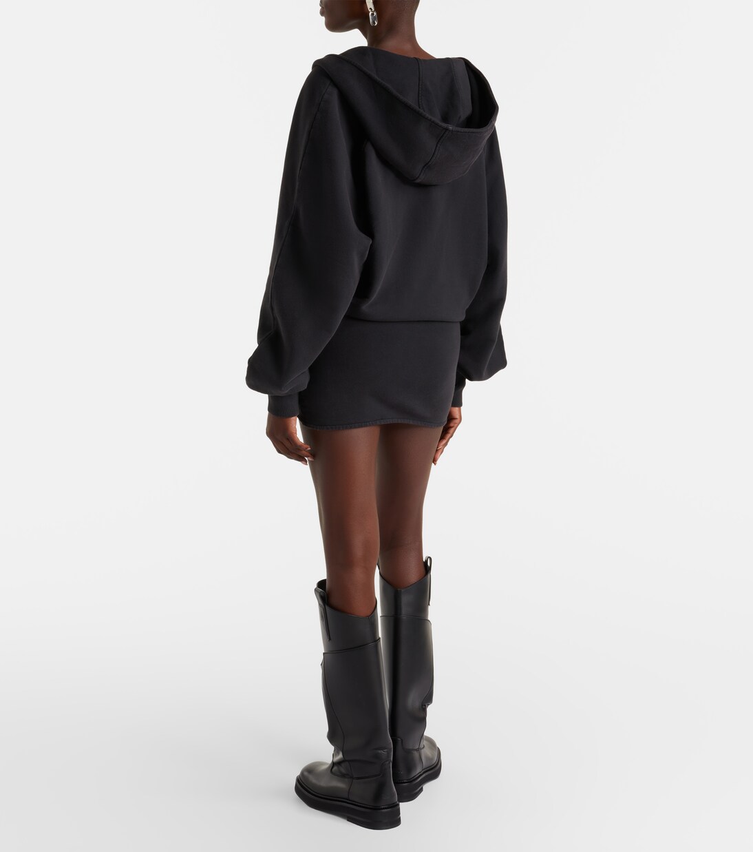 Cotton jersey sweatshirt dress | The Attico