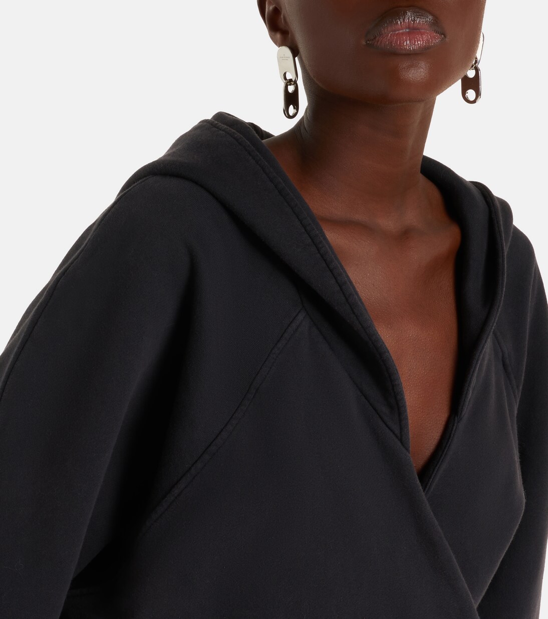 Cotton jersey sweatshirt dress | The Attico