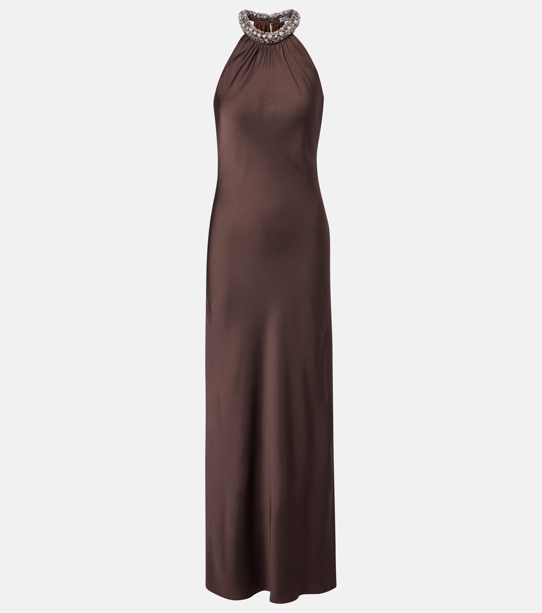 Embellished satin gown | Simkhai