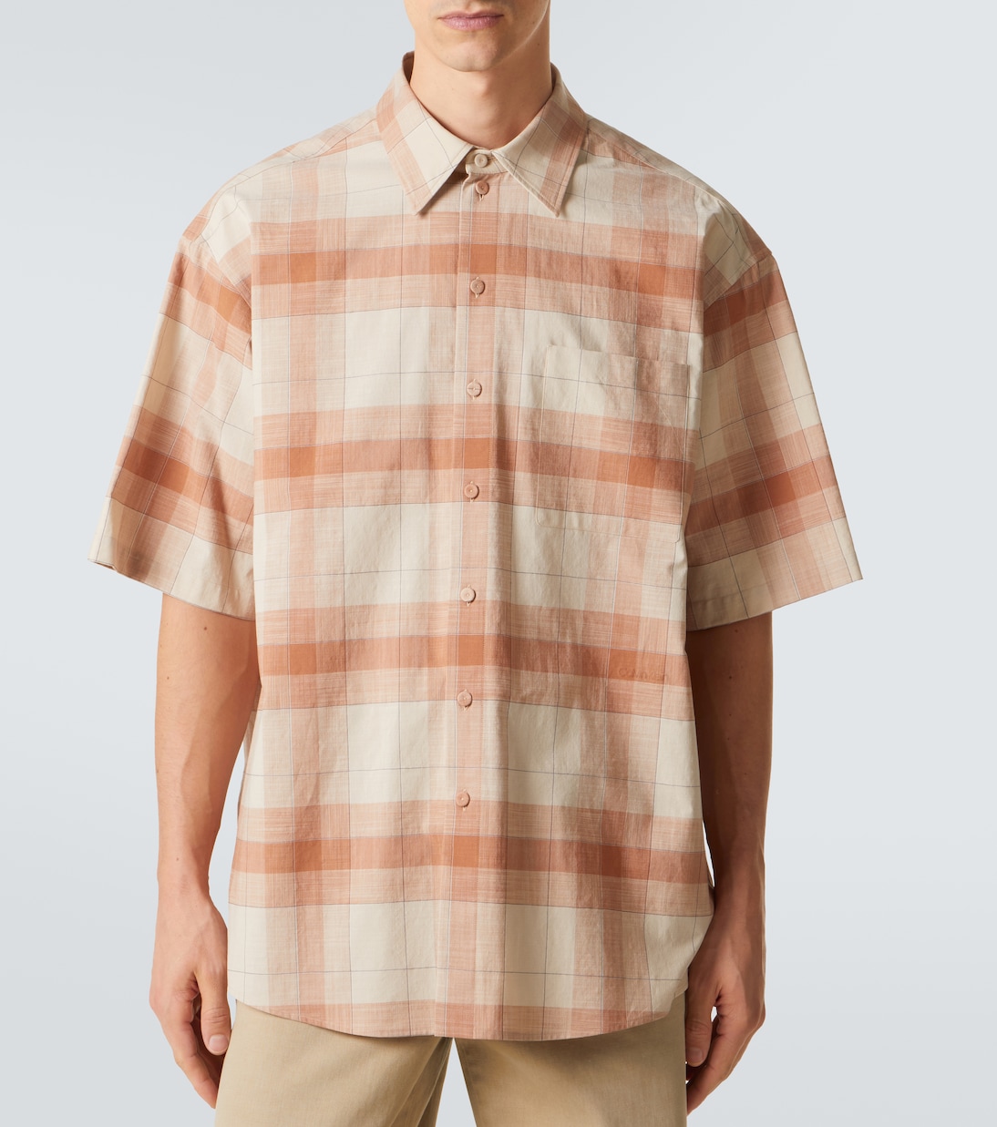 Chemise Tommy en coton à carreaux | Calvin Klein Collection