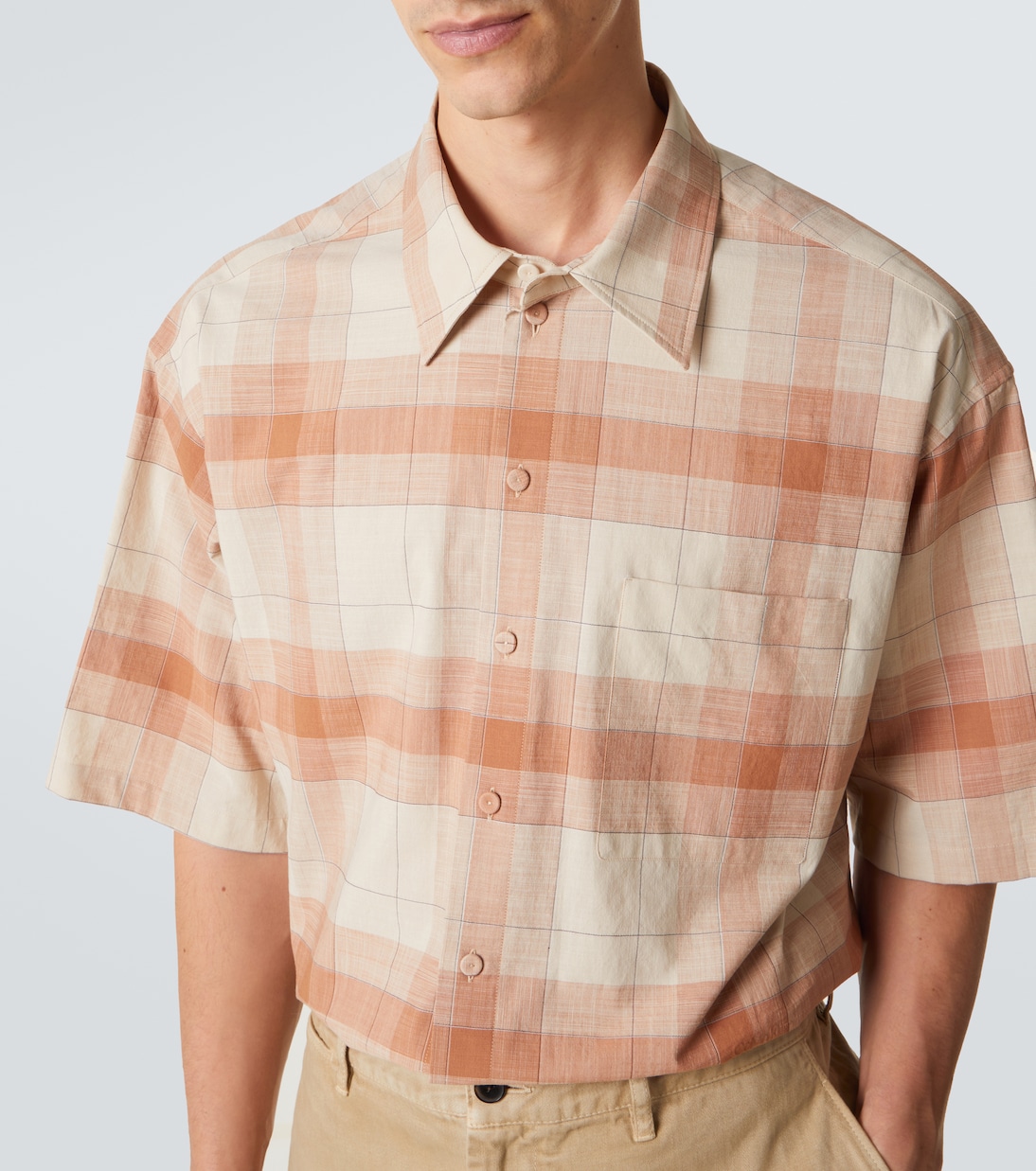 Chemise Tommy en coton à carreaux | Calvin Klein Collection