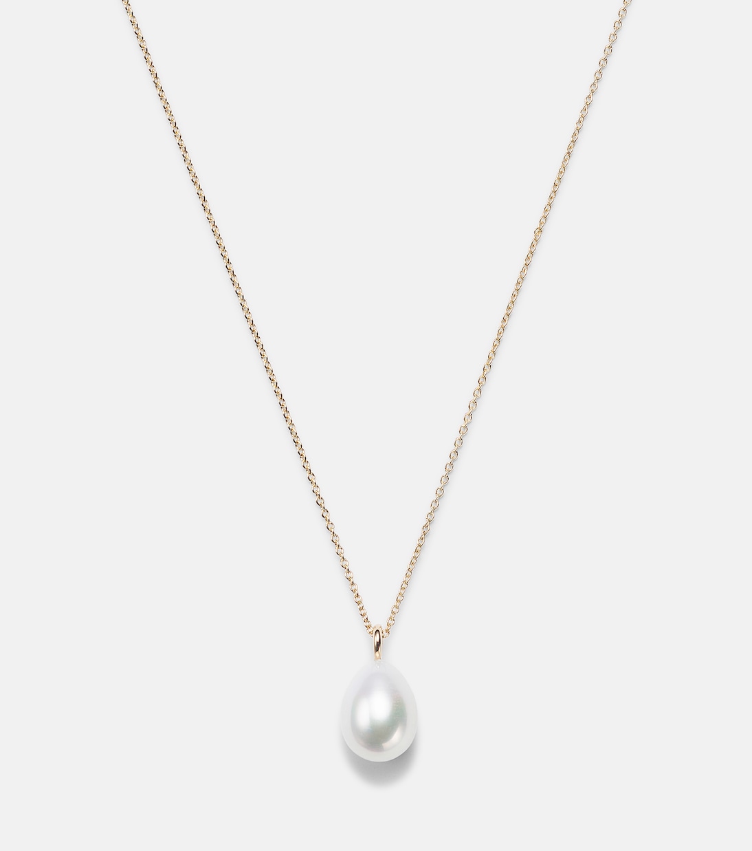 Perle Poire Simple 14kt gold necklace with freshwater pearls | Sophie Bille Brahe
