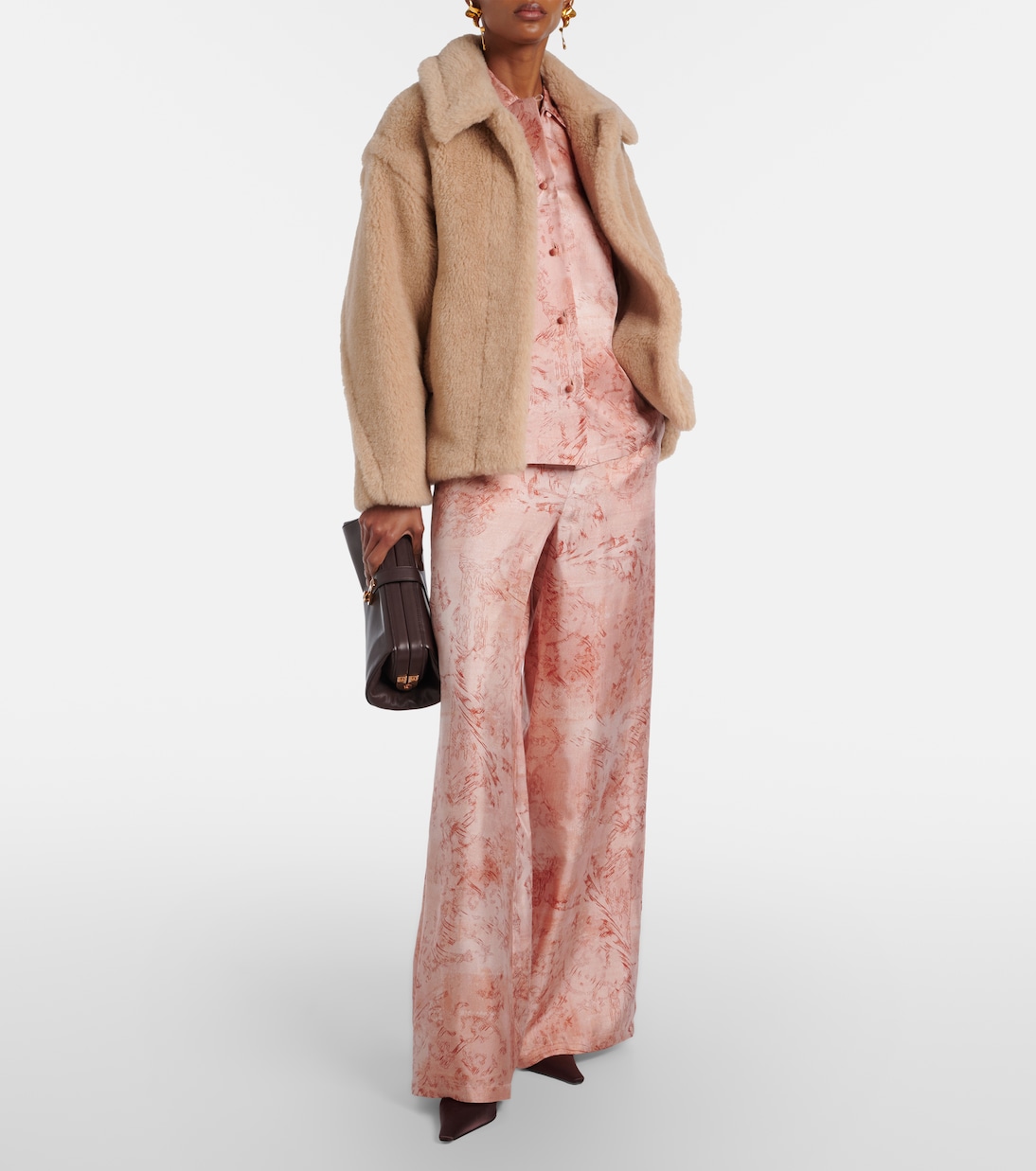 Tritone cropped teddy jacket | Max Mara