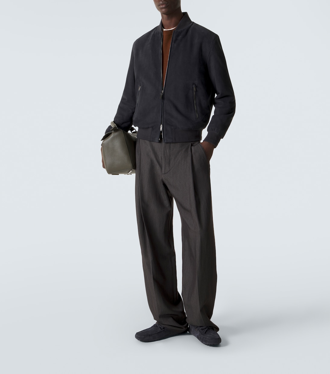 Bomberjacke aus Veloursleder | Tod's