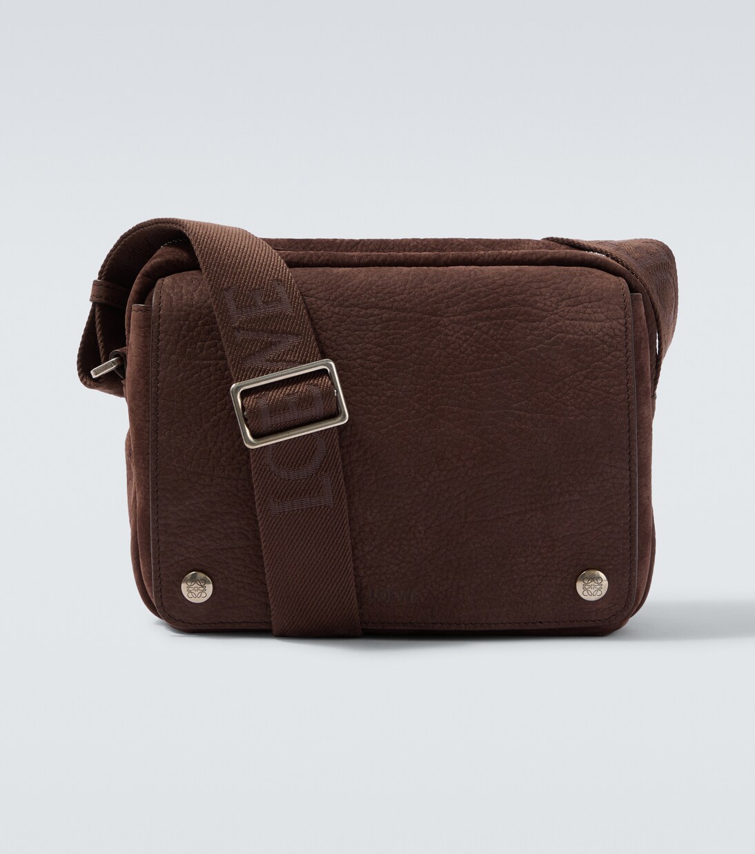 Pebble Medium leather messenger bag | Loewe