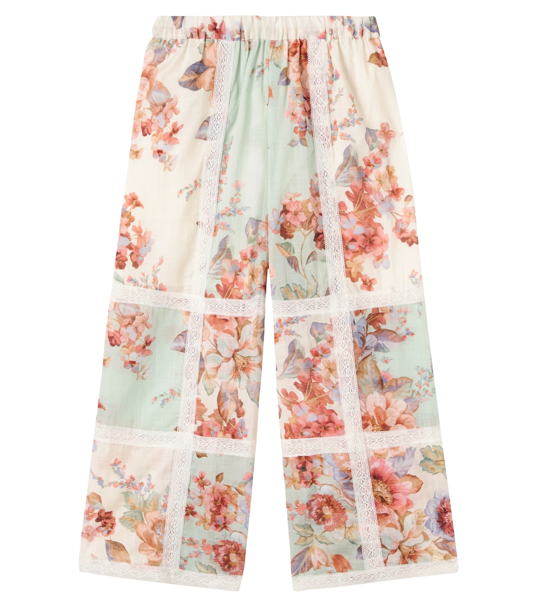Awaken floral cotton pants | Zimmermann Kids