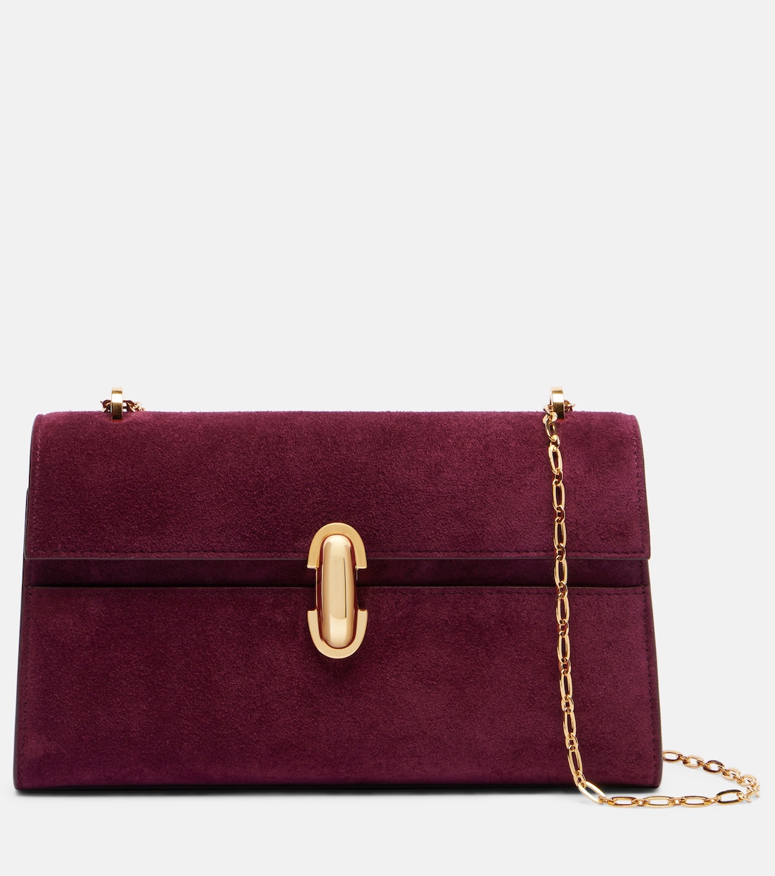 Symmetry suede crossbody bag | Savette