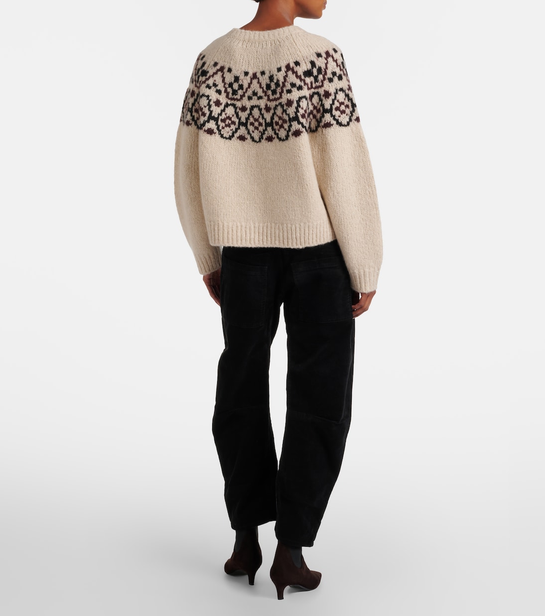 Shon cotton-blend barrel-leg pants | Nili Lotan